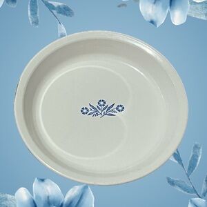 Vintage Corning Ware Blue Cornflower  9'' X 1-1/4” Pie Plate P-309 Baking Dish